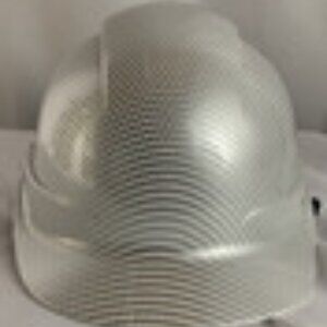 Acerpal Cap Style Vented Gloss Light Grey Carbon Fiber Design OSHA Hard Hats